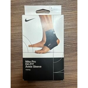Nike Pro Dri-Fit Ankle Sleeve Unisex Large (ankle girth): 9-10.5" SINGLE